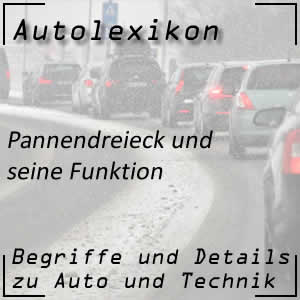 Pannendreieck - Warndreieck - Autoausstattung