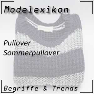 Sommerpullover: leichter Pullover