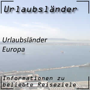 Urlaubsländer in Europa