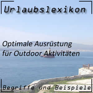 Ausrüstung für Outdoor-Trips