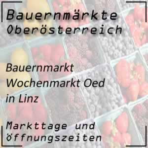 Bauernmarkt Oed Linz mit den Öffnungszeiten
