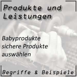 Sicherheit bei Babyartikel