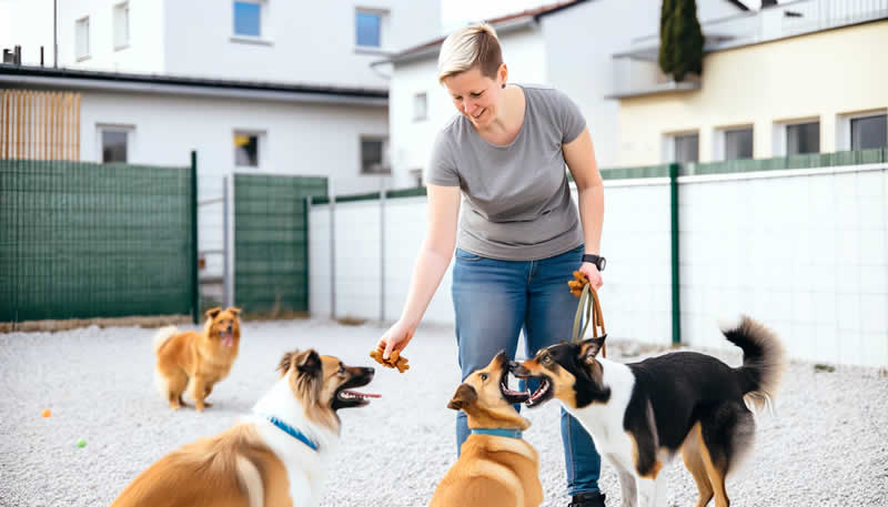 Training in der Hundeschule